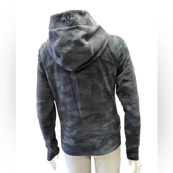 Lululemon  Scuba Camo Hoodie Size 8 - Picture 2 of 9